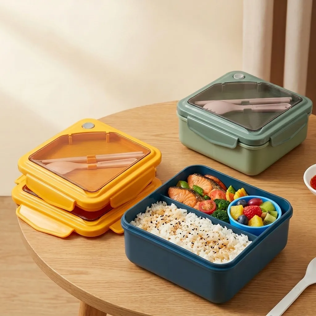 Meal Prep Or Prep Meal - مجموعة علب طعام بلاستيكية قابلة للاستخدام