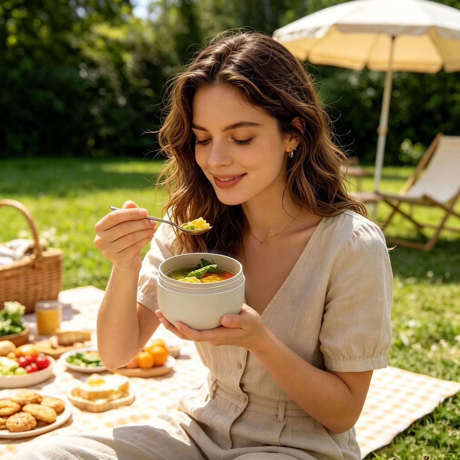حاوية طعام ساخنة سعة 600 مل، و - مراجعة Meal Prep Bowl وسعره