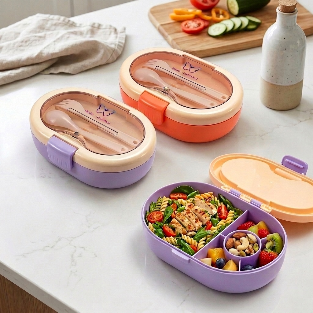 علبة غداء بلاستيكية مانعة للتس - مراجعة Meal Prep Or Prep Meal وسعره