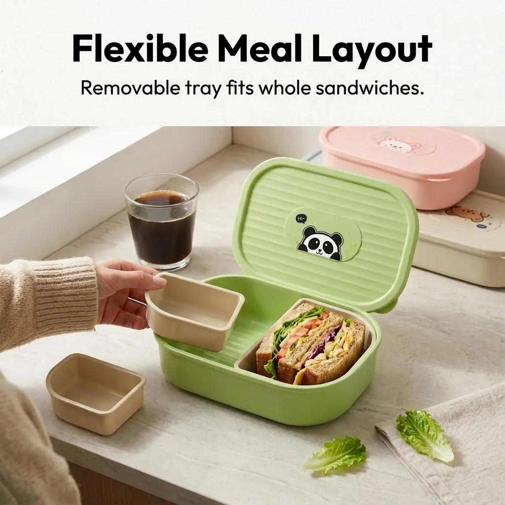 علبة طعام بنتو للأطفال مع غطاء - مراجعة Meal Prep Or Prep Meal وسعره