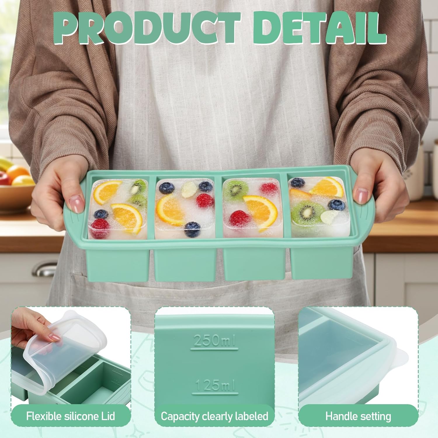 صينية سيليكون للتخزين في الفري - مراجعة Meal Prep Template وسعره