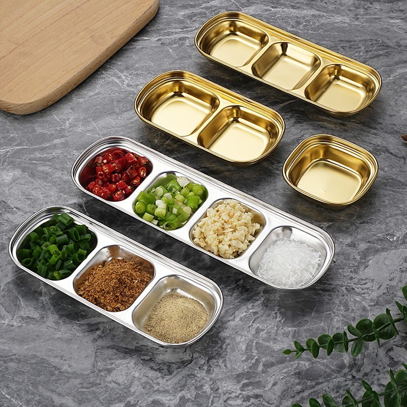 الفولاذ المقاوم للصدأ مقسمة تر - مراجعة Sauce Dipping Cup وسعره